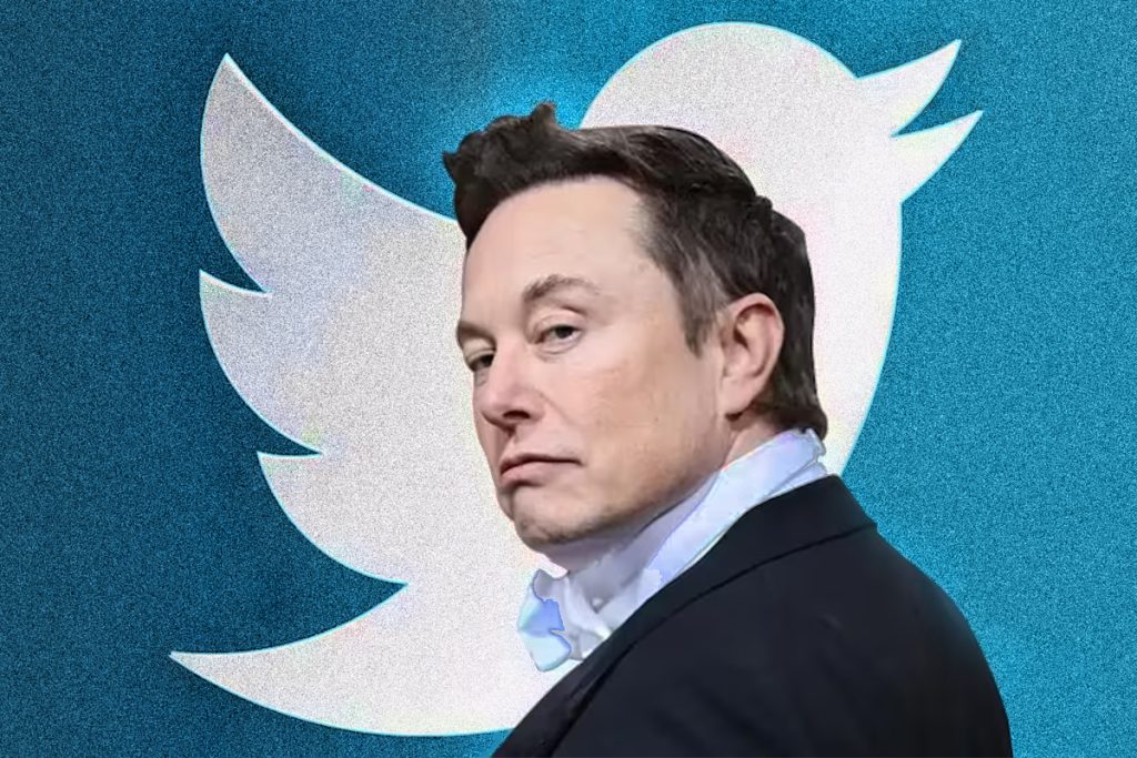 Elon Musk, de CEO van Twitter.