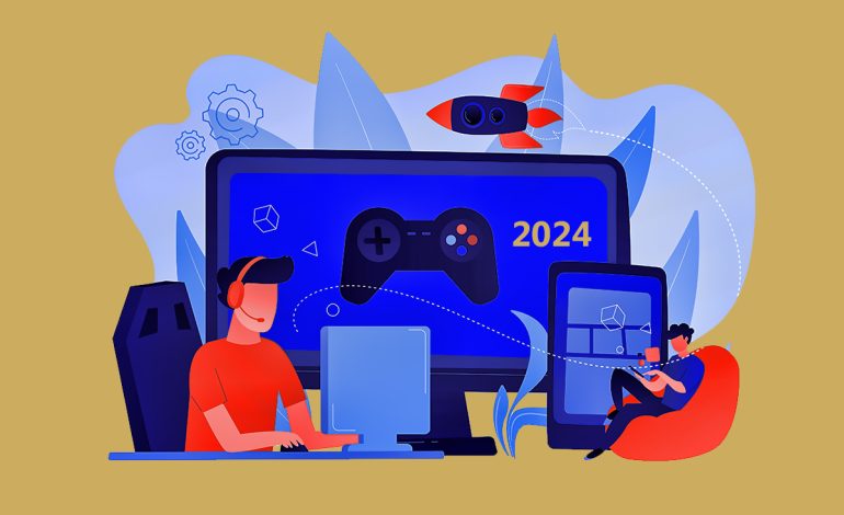 De wereld van online games in 2024.