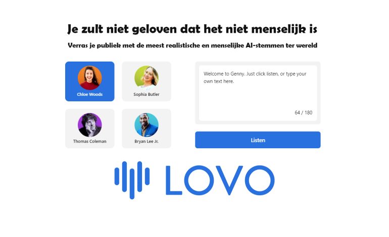 Is LOVO AI de beste tekst-naar-spraak software in 2024?