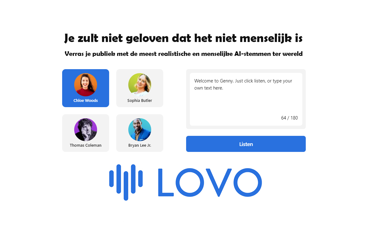 Is LOVO AI de beste tekst-naar-spraak software in 2024?